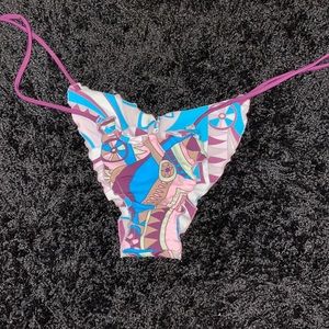 Floral Scrunch Butt Maya Bikini Bottom